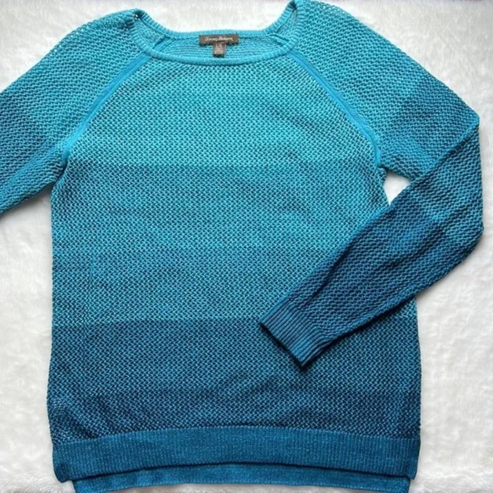 Tommy Bahama Open Knit Ombre Sweater Size L